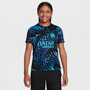 Fotbollströja för uppvärmning Inter Milan Academy Pro Nike Dri-FIT för ungdom