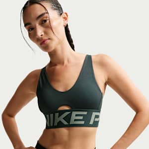 나이키 프로 인디 플런지 여성 미디엄 서포트 패드 스포츠 브라