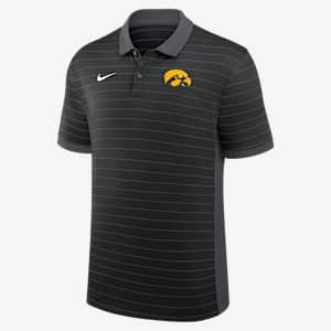 Polo universitario Nike Dri-FIT para hombre Iowa Sideline Victory Stripe