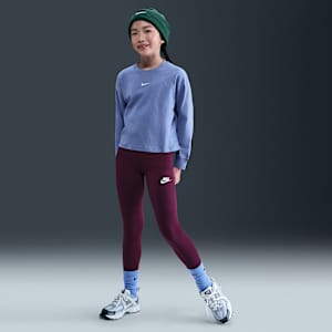 Nike Sportswear Classic Leggings mit hohem Taillenbund für Mädchen