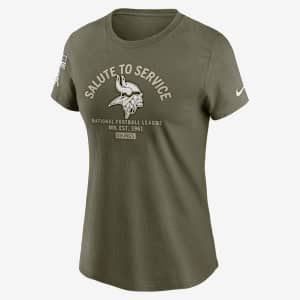 Minnesota Vikings Salute to Service Sideline Women's Nike NFL T-Shirt