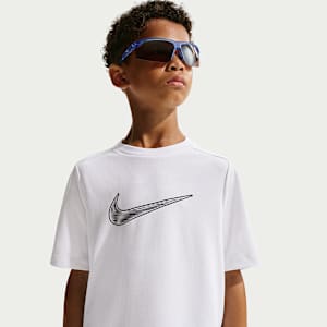 Playera de entrenamiento de manga corta Dri-FIT para niño talla grande Nike Multi