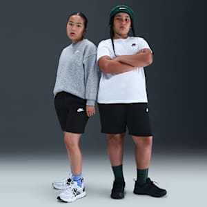 Nike Sportswear Club Fleece Big Kids' French Terry Shorts (Extended Size)