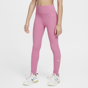 Leggings Dri-FIT de tiro alto para niña talla grande Nike One