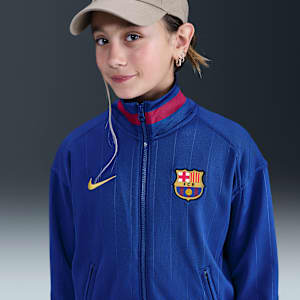 Fotbalová reprezentační domácí bunda Nike Dri-FIT FC Barcelona Academy Pro pro větší děti