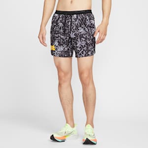 Nike Stride Men's Dri-FIT 18cm (approx) Brief-Lined Printed Running Shorts