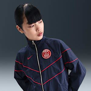 Paris Saint-Germain Windrunner Nike Football UV-Webjacke mit durchgehendem Reißverschluss (Damen)
