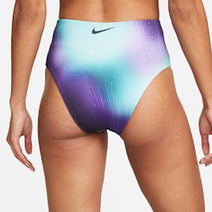 Prenda para la parte inferior de natación de cintura alta reversible para mujer Nike Aurora Borealis