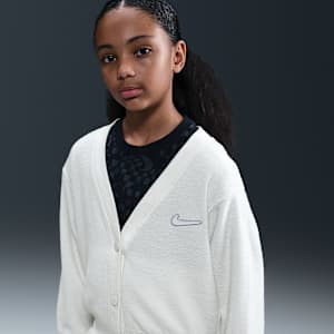 Nike Sportswear Older Kids' (Girls') Long-Sleeve Fleece Top