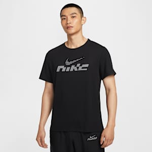 ナイキ マイラー フラッシュ メンズ Dri-FIT UV ショートスリーブ ランニングトップ