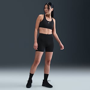 나이키 유니버사 여성 하이웨이스트 5인치 노 프론트 심 바이커 쇼츠