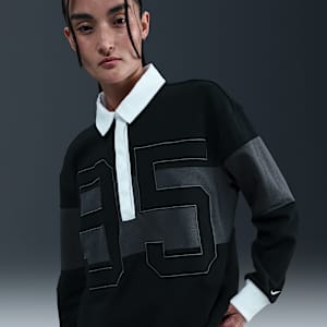 ナイキ スポーツウェア ウィメンズ ロングスリーブ グラフィック ポロ トップ