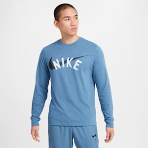 Nike Men's Dri-FIT Long-Sleeve Fitness T-Shirt