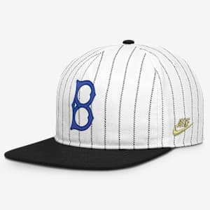 Gorra ajustable Nike de la MLB para hombre Brooklyn Dodgers Pro