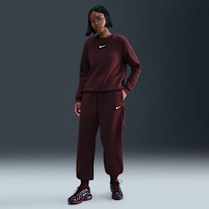 Nike Sportswear Phoenix Fleece Oversized joggingbroek met hoge taille voor dames
