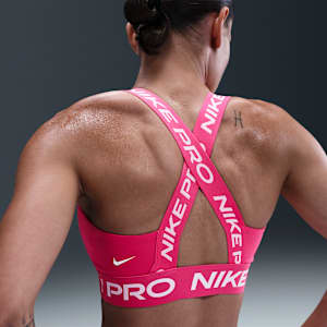 Nike Pro ungepolsterter Sport-BH mit leichtem Halt