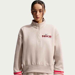 Nike Sportswear Women's Oversized 1/4-Zip Fleece Top