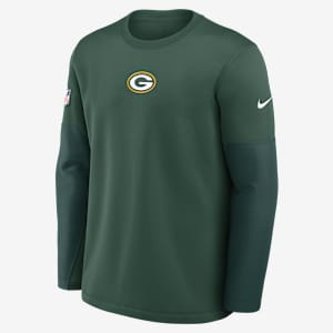 Green Bay Packers Scripted To Win Sideline Coach Men's Nike Therma-FIT NFL Long-Sleeve T-Shirt