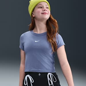 Nike Sportswear Older Kids' (Girls') Cropped T-Shirt