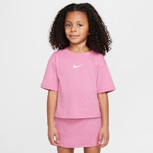 Playera deportiva Femme para niños talla pequeña Nike