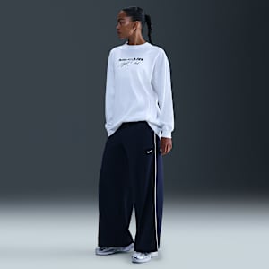 Pants deportivos de tiro medio y pierna amplia para mujer Nike Sportswear