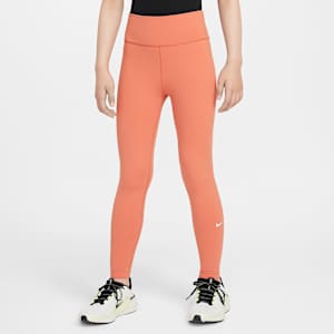 Nike One Older Kids' (Girls') Dri-FIT High-Waisted Leggings
