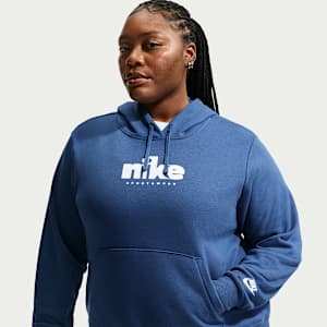 Sudadera con gorro sin cierre Nike Sportswear para mujer Club Fleece (talla grande)