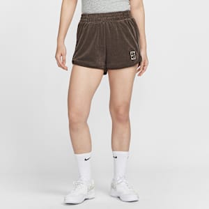 NikeCourt Heritage Women's Mid-Rise French Terry Tennis Shorts