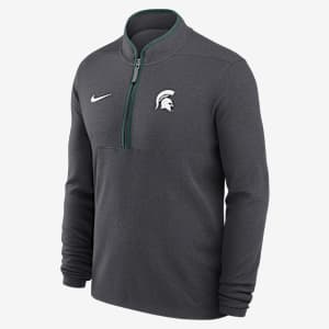 Michigan State Victory Men's Nike Dri-FIT College 1/2-Zip Long-Sleeve Top