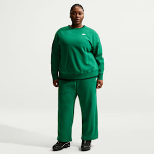 Nike Sportswear Club Fleece Women's Mid-Rise Wide-Leg Sweatpants (Plus Size)