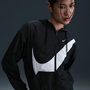 Chamarra holgada con logotipo, cierre completo y protección contra los rayos UV para mujer Nike Sportswear Classic