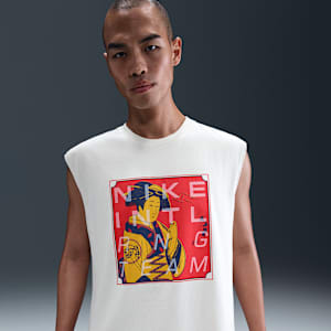 เสื้อยืดวิ่งแขนกุดผู้ชาย Nike