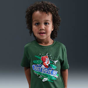 Playera cuadrada Snowboard para niños talla pequeña Nike