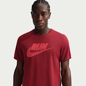 Maglia da running a manica corta con protezione UV Dri-FIT Nike Miler – Uomo