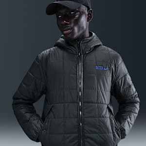 Inter Milan Men's Nike Football Synthetic Fill Hooded Jacket