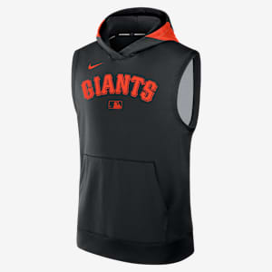 Sudadera con gorro sin cierre ni mangas Nike Dri-FIT de la MLB para hombre San Francisco Giants Authentic Collection