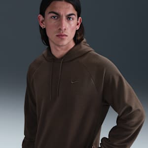 Nike Primary Fleece Sudadera con gorro sin cierre de alto rendimiento Dri-FIT con protección UV para hombre