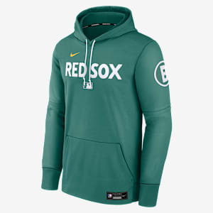 Boston Red Sox Authentic Collection City Connect Men's Nike Therma MLB Pullover Hoodie