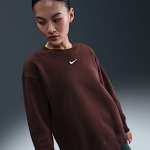 나이키 스포츠웨어 피닉스 플리스 여성 오버사이즈 크루넥 스웻셔츠