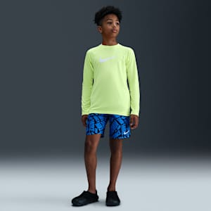 Shorts de playa o alberca con forro de ropa interior de 18 cm para niño talla grande Nike Swim Breaker