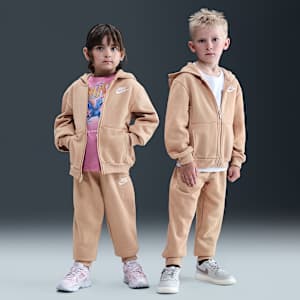 Nike Full-Zip Club Set Little Kids 2-Piece Hoodie Set