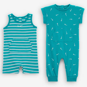 Nike Essentials Baby Short Sleeve and Tank 2-Pack Romper Set