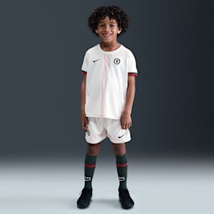 Chelsea F.C. 2025/26 Stadium Away Younger Kids' Nike Football Replica 3-Piece Kit