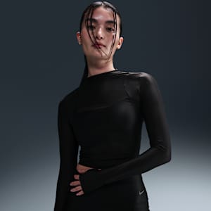 ナイキ ゼンビー ウィメンズ Dri-FIT ロングスリーブ シアー トップ