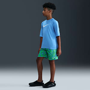 Shorts de playa o alberca con forro de ropa interior de 18 cm para niño talla grande Nike Swim Breaker