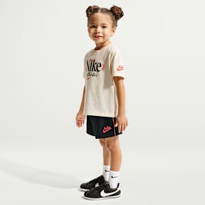Nike Toddler Tennis Tee and French Terry Shorts Set