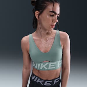 Bra deportivo de media sujeción con almohadillas para mujer Nike Pro Indy Plunge