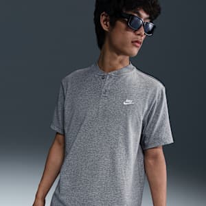 Henley de manga corta para hombre Nike Club