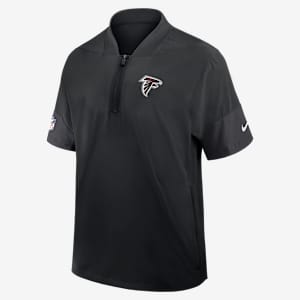 Atlanta Falcons Sideline Coach Men's Nike NFL 1/2-Zip Short-Sleeve Jacket