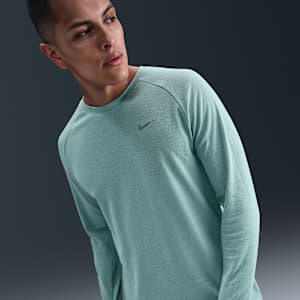 Sudadera de cuello redondo de correr Dri-FIT tipo waffle para hombre Nike Stride